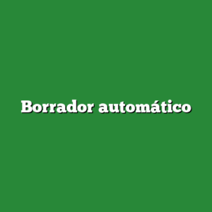 Borrador automático