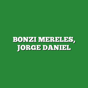 BONZI MERELES, JORGE DANIEL