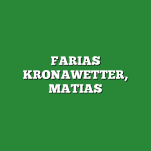 FARIAS KRONAWETTER, MATIAS