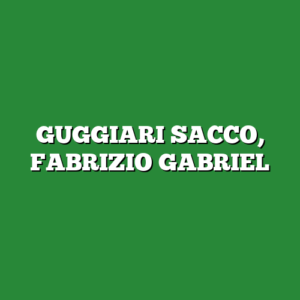 GUGGIARI SACCO, FABRIZIO GABRIEL