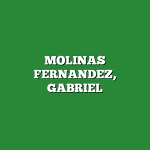 MOLINAS FERNANDEZ, GABRIEL