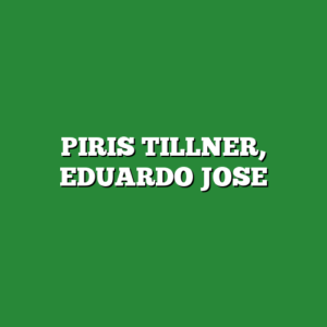 PIRIS TILLNER, EDUARDO JOSE