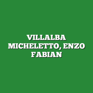 VILLALBA MICHELETTO, ENZO FABIAN