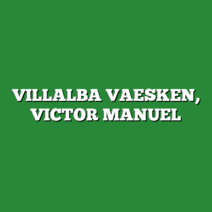 VILLALBA VAESKEN, VICTOR MANUEL