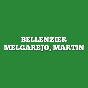 BELLENZIER MELGAREJO, MARTIN