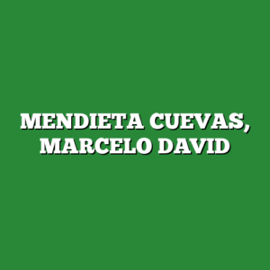 MENDIETA CUEVAS, MARCELO DAVID