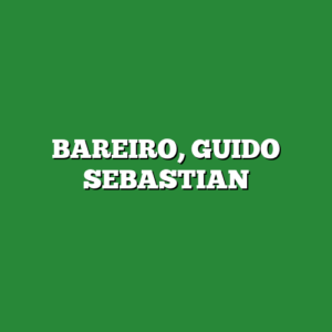 BAREIRO, GUIDO SEBASTIAN